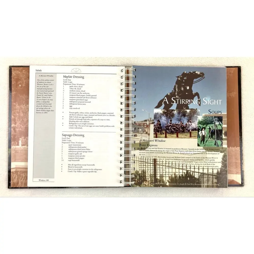 Windows Across Missouri A Culinary View Cookbook ISBN 0971734909 Vintage 2002